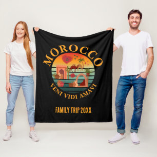 MOROCCO Veni Vidi Amavi Group Vacation Family Fleecefilt