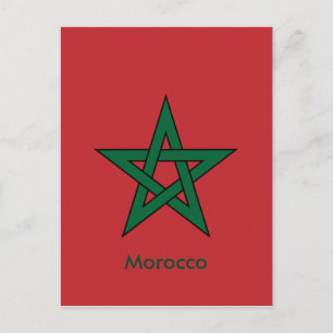 morocco vykort
