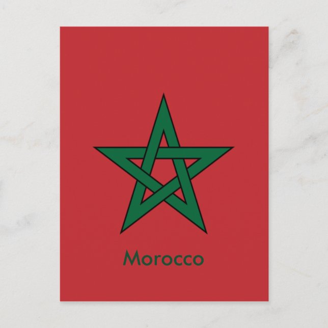 morocco vykort (Framsida)