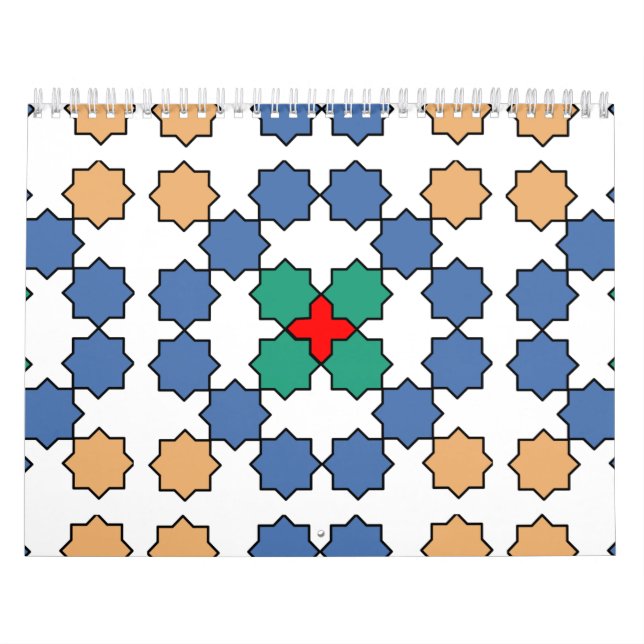 Morockan zellige konst kalender (Omslag)