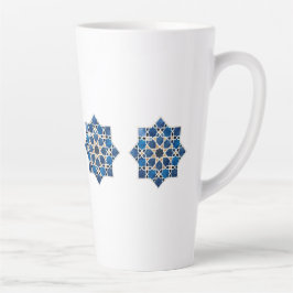 Morockansk islamisk geometrisk stjärnmönster akvar
