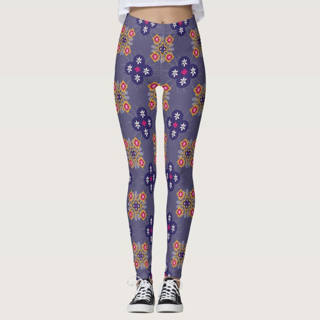 morokanska drömbalkar leggings (Framsida)