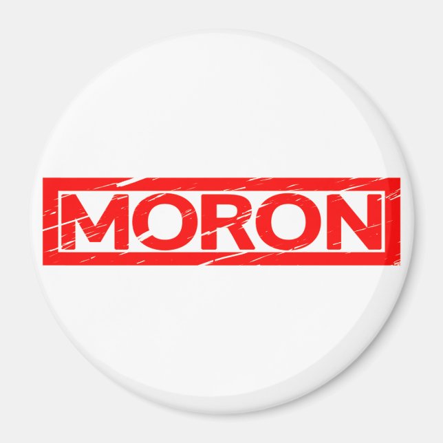 Moron Frimärke Magnet (Framsidan)