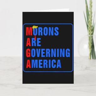 Moroner styr Amerika Roligt Trump 2024  Kort