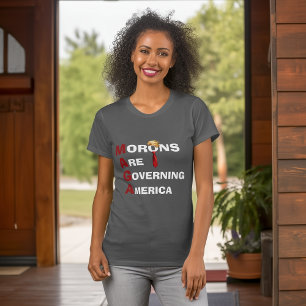 Moroner styr det amerikanska politiska Gråttet T Shirt