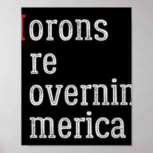 Moroner styr USA:s antitrumpeter Poster