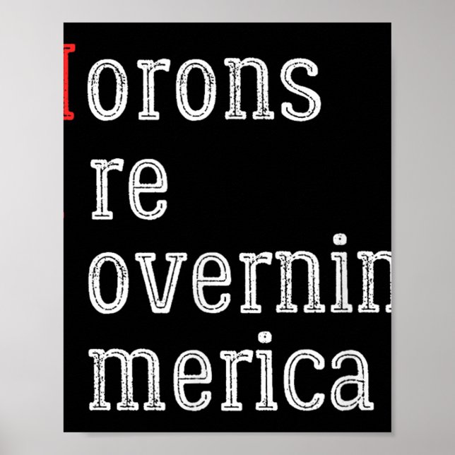 Moroner styr USA:s antitrumpeter Poster (Framsidan)