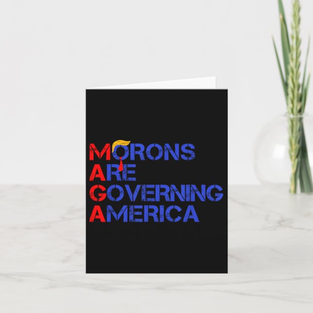 Moronerna regerar Amerika 2024 Kort (Framsida)