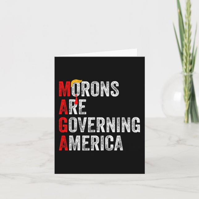 Moronerna regerar Amerika 2024 Kort (Framsida)