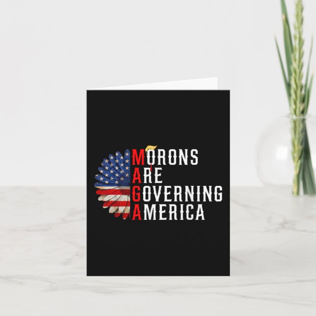 Moronerna regerar Amerika 2024 Kort (Framsida)