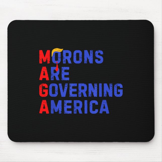 Moronerna regerar Amerika 2024 Musmatta (Framsidan)