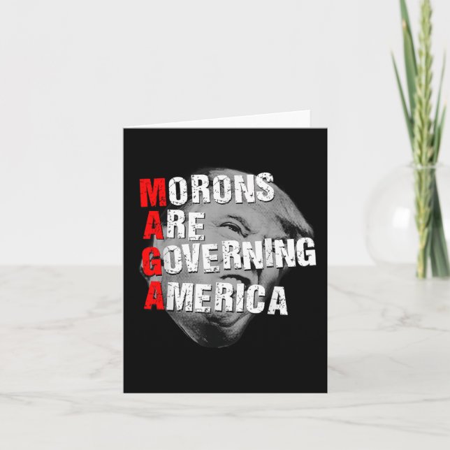 Moronerna regerar Amerika 2025 Kort (Framsida)