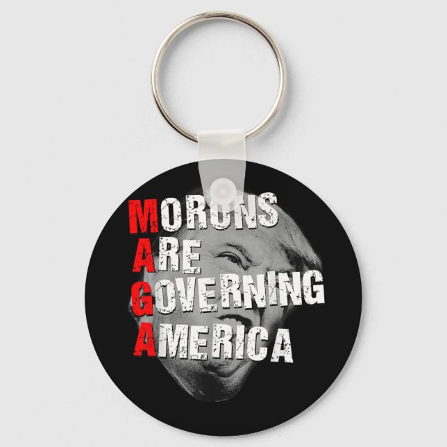 Moronerna regerar Amerika 2025 Nyckelring (Framsida)