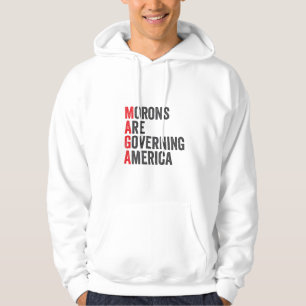 Moronerna styr Amerika 4 juli Hoodie