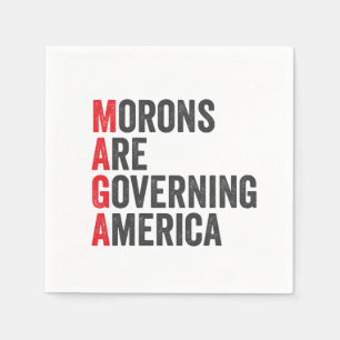 Moronerna styr Amerika 4 juli Pappersservett
