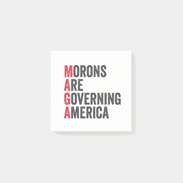 Moronerna styr Amerika 4 juli Post-it Block (Framsida)
