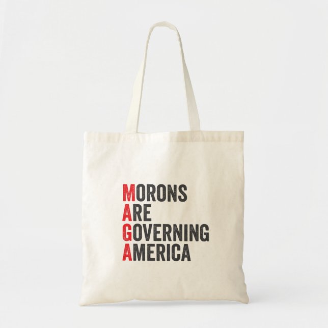 Moronerna styr Amerika 4 juli Tygkasse (Framsidan)