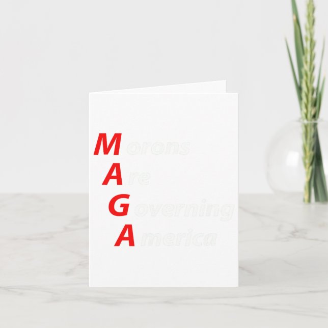 Moronerna styr USA:s antitrumppolitik Kort (Framsida)