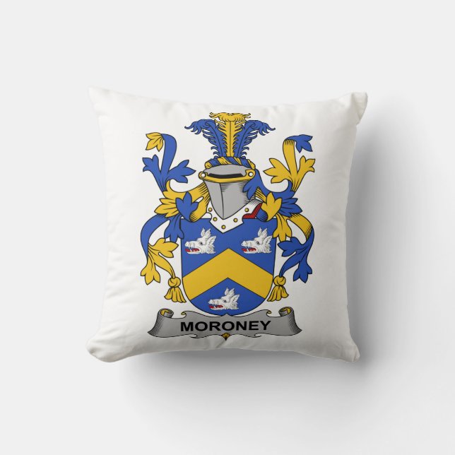 Moroney familjevapen kudde (Framsida)