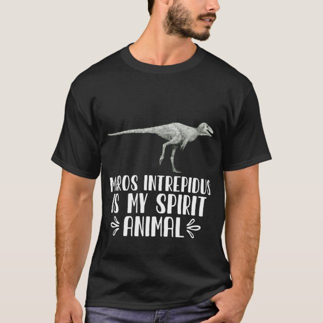 Moros Intrepidus är mitt andliga djur T Shirt (Framsida)