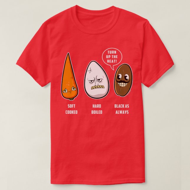 Morot, äggkaffe, bean t shirt (Design framsida)