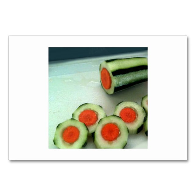 Morot Cucumber Reading Flashcards for Vuxnas Bordsnummer (Framsidan)