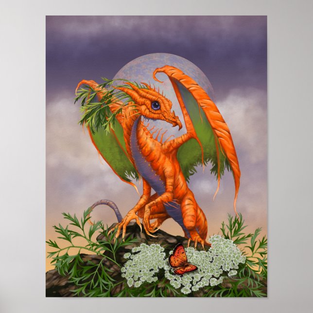 Morot Dragon 11x14 (4x6 och uppåt) Poster (Framsidan)