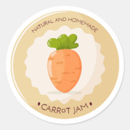 Morot Jam Burk Etikett