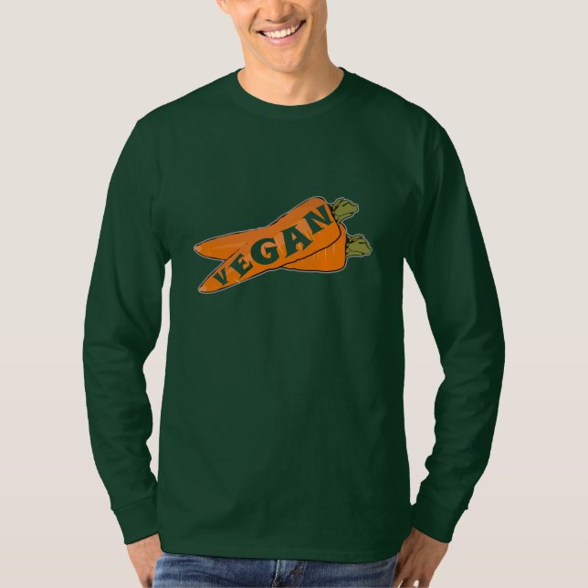 Morot - Långärmad Vegan T Shirt (Framsida)