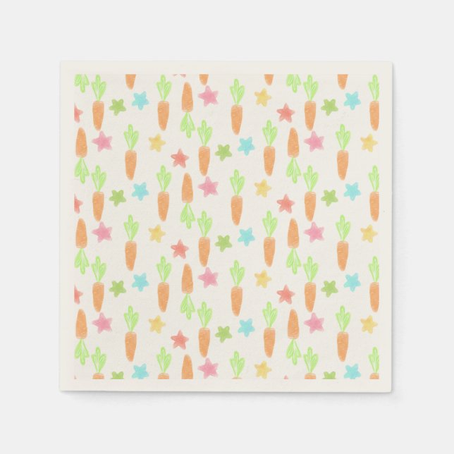 Morot och Stars Mönster Pappersservett (Framsidan)