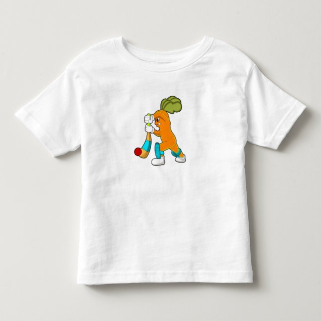 Morot på Cricket med Cricket fladdermus T Shirt (Framsida)