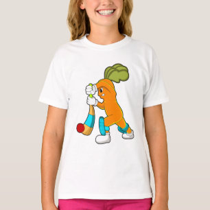 Morot på Cricket med Cricket fladdermus T Shirt