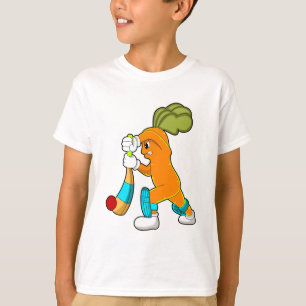 Morot på Cricket med Cricket fladdermus T Shirt