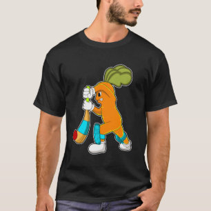 Morot på Cricket med Cricket fladdermus T Shirt