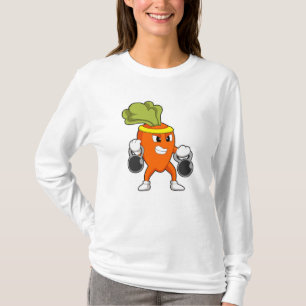 Morot på Fitness med Dumbbells T Shirt