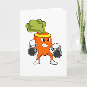 Morot på Fitness med Hantlar Kort