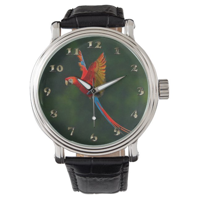 Morot på flygplanet armbandsur (Framsida)