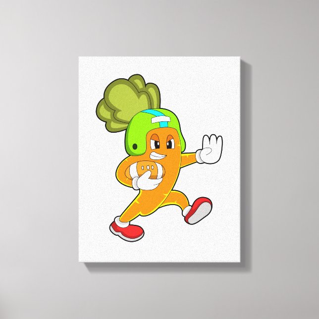 Morot på fotbollssportar canvastryck (Framsida)