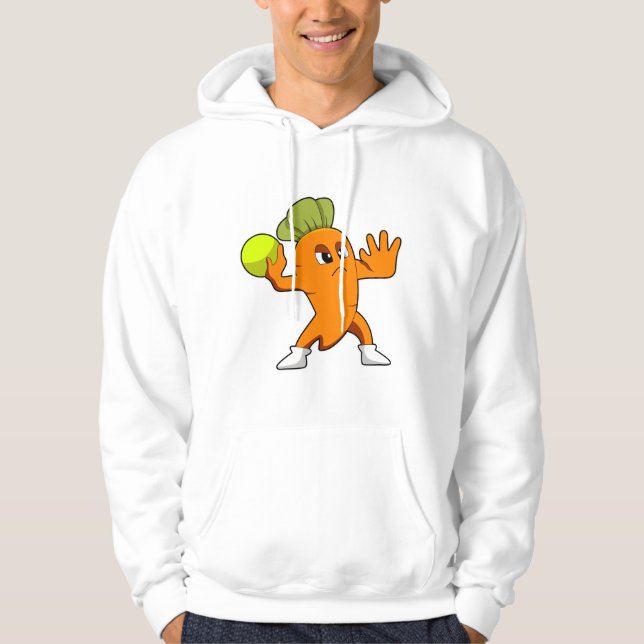 Morot på Handball-spelare med Handball Hoodie (Framsida)