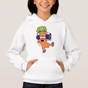 Morot på Music med hörlurar T Shirt