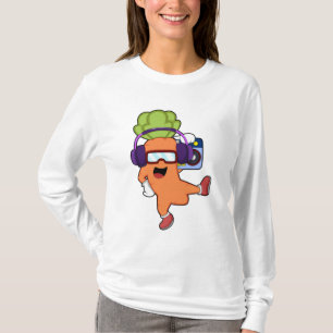 Morot på Music med hörlurar T Shirt