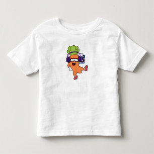 Morot på Music med hörlurar T Shirt