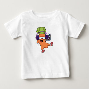 Morot på Music med hörlurar T Shirt