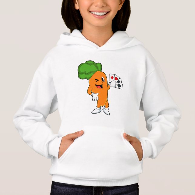 Morot på Poker med Poker-kort T Shirt (Framsida)