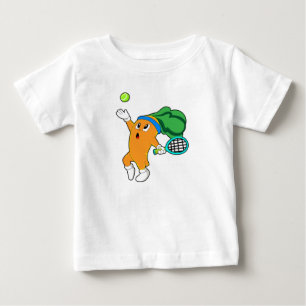 Morot på Tennis med Tennis racket T Shirt