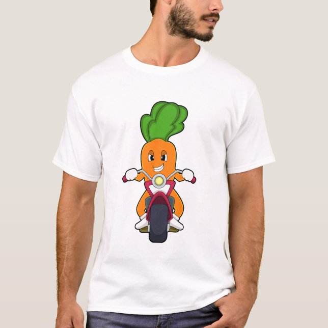 Morot som Biker med motorcykel.PNG T Shirt (Framsida)