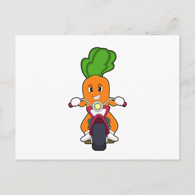 Morot som Biker med motorcykel.PNG Vykort (Framsida)