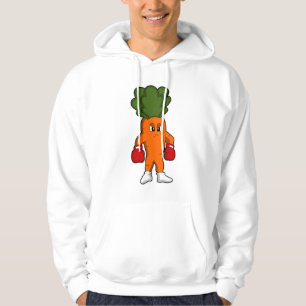 Morot som Boxer med Boxinghandskar Hoodie