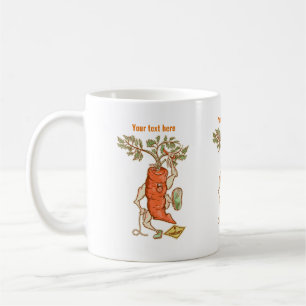 Morotsbekämpning Fruny Vegetabilisk Kaffemugg