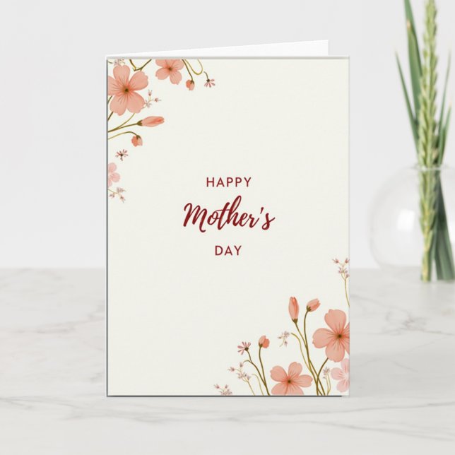 Morotsblommor Morsdags-kort Kort (Framsida)